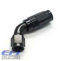 60º Degree Full Flow Hose End AN4 (Black)