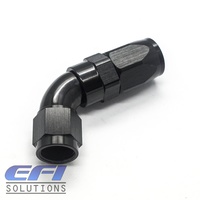 60º Degree Full Flow Hose End AN6 (Black)