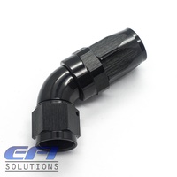 60º Degree Full Flow Hose End AN8 (Black)