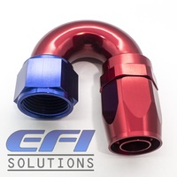 180º Degree Full Flow Hose End AN12