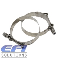 T-Bolt Hose Clamps "44-50mm" (Suits 38mm ID Silicone Hose) (Pack Of 2)