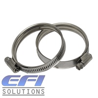 Constant Tension Hose Clamps "100-120mm" (Suits 89, 95, & 102mm ID Silicone Hose)