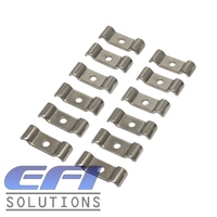Brake Line Mounting Clamps Double 3/16 Stainless Steel (Pack 12)