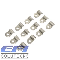 Hard Line Mounting Clamps 3/8 Stainless Steel (Pack 12)