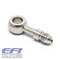 Banjo Straight 11.2mm (7/16 ) ID To Male AN4 (Long) Stainless Steel