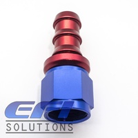 Straight Push Lock Hose End AN10