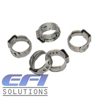 Single Ear Hose Clamps "10.1-11.8mm" Stainless Steel