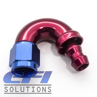 150° Degree Push Lock Hose End AN4