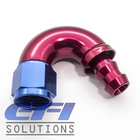 150° Degree Push Lock Hose End AN8