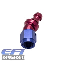 30° Degree Push Lock Hose End AN6