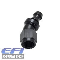30° Degree Push Lock Hose End AN6 (Black)