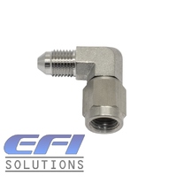 90° Degree Female To Male Flare AN3 (Stainless Steel)