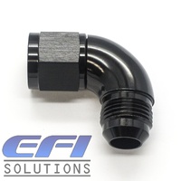 90° Degree Female To Male Flare AN10 (Black)
