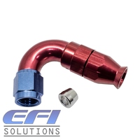 120° Degree Full Flow PTFE Teflon Hose End AN6