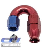 180° Degree Full Flow PTFE Teflon Hose End AN6