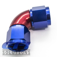 90º Degree Full Flow Female Coupler AN12