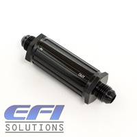 Billet Compact Fuel Filter AN6 (Black)