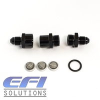 Mini Billet Inline Filter AN4 (Black)