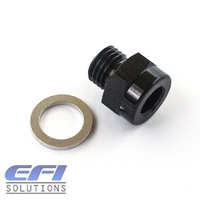 Metric M12X1.5mm To Female Metric M10 x 1.0 Port Adapter (Black)