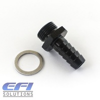 Metric M18X1.5mm To Male 1/2 Barb (Black) Suits Bosch 044