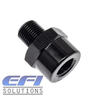 BSPT 1/8 To Female Metric M10 x 1.0 Port Adapter (Black)