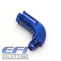 EFI Fuel Fitting 90 Degree 3/8 ID Tube To Male AN6