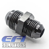Male Flare Union AN8 To AN10 (Black)