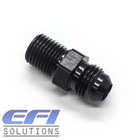 Straight 1/4 NPT To Male AN4 (Black)
