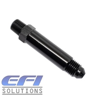 Long Straight 1/8 NPT To Male AN4 (Black)