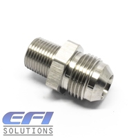 Straight 1/8 NPT To Male AN6 (Stainless Steel)