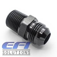 Straight 1/2 NPT To Male AN6 (Black)