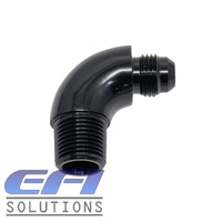 90° Degree 1/4 NPT To Male AN6 (Black)
