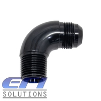 90° Degree 3/8 NPT To Male AN10 (Black)