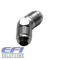 Male 45° Degree Flare Union AN8 (Silver) 
