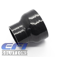 Silicone Hose Joiner Straight Reducer 38-44mm (1.5”-1.75”) ID (Black)