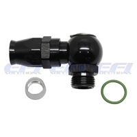 ORB Banjo Male AN10 To PTFE Hose End AN10 (Black)