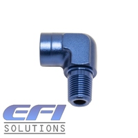 90° Degree Male 1/8 NPT To Female 1/8 NPT "Elbow For Gauge"