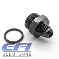 Straight Male AN6 To ORB AN10 (Black)