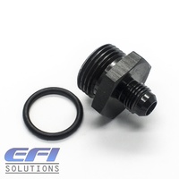 Straight Male AN6 To ORB AN12 (Black)
