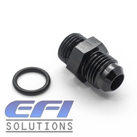 Straight Male AN6 To ORB AN6 (Black)