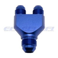 Y-Block Splitter Male AN8 In Male AN6 Out