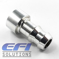 Male Weld on Barb 3/8 Aluminium