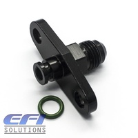 Fuel Rail Adapter (AN6) fits Toyota And Subaru With 38-40mm Centres (Black)