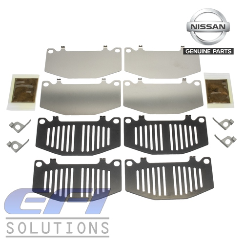 Genuine Nissan Brake Caliper Shim Hardware Kit Front "R32, Z32" Skyline