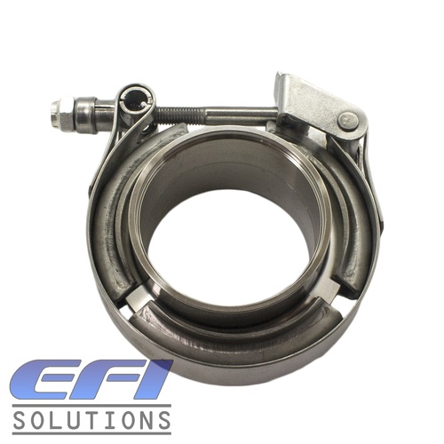 V-Band 2 Inch Male Female Flange With Quick Release Clamp "Stainless Steel"