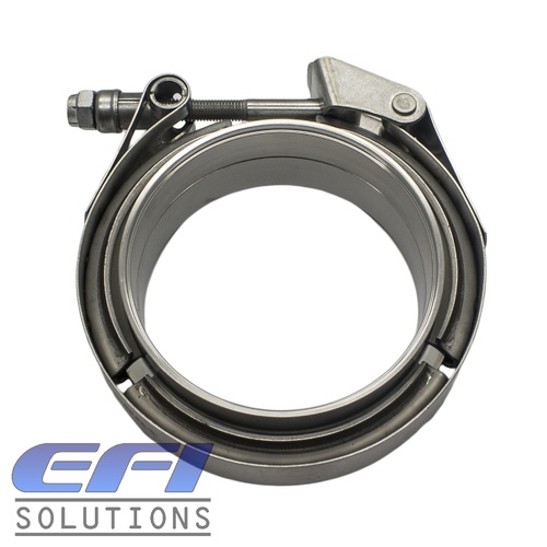 V-Band 3.5 Inch Male Female Flange With Quick Release Clamp "Stainless Steel"