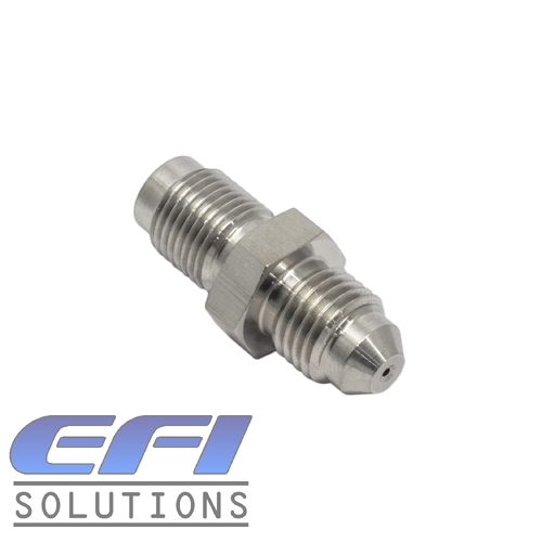 Inverted Flare 7/1624 To Male AN4 Restrictor " 1mm " Stainless Steel