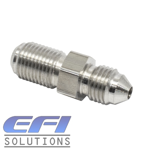 Inverted Flare Dual Seat M10 x 1.0 To Male AN3 Stainless Steel