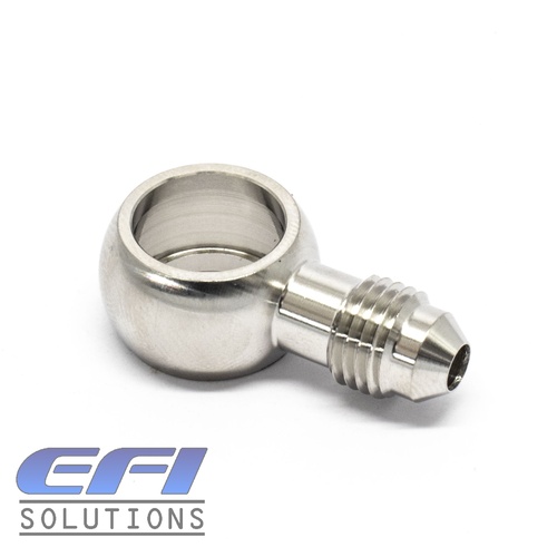 Banjo 14mm ID To AN3 Stainless Steel
