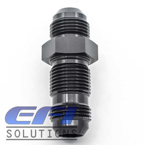 Straight Bulkhead AN8 (Black)